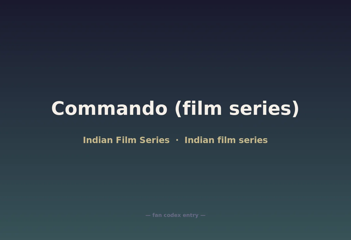 Commando (film series)